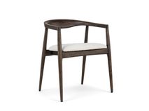 Armstoel MOLINO - Donkere eik / Lichtgrijs ESA-1-001-104