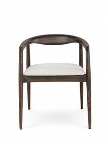 Armstoel MOLINO - Donkere eik / Lichtgrijs ESA-1-001-104