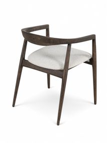 Armstoel MOLINO - Donkere eik / Lichtgrijs ESA-1-001-104