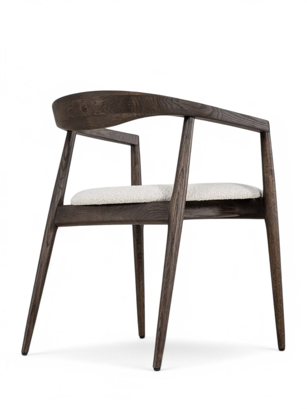 Armstoel MOLINO - Donkere eik / Lichtgrijs ESA-1-001-104