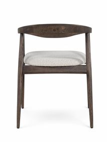 Armstoel MOLINO - Donkere eik / Lichtgrijs ESA-1-001-104