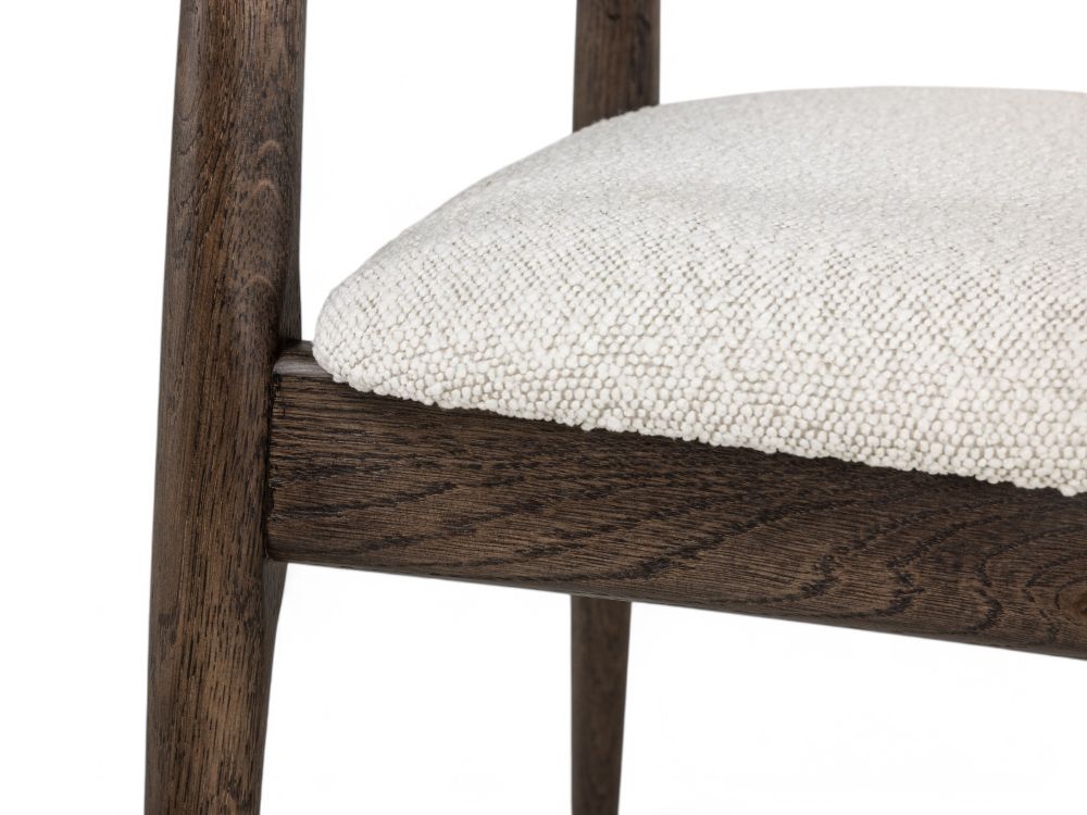 Armstoel MOLINO - Donkere eik / Lichtgrijs ESA-1-001-104