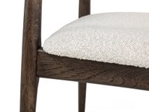 Armstoel MOLINO - Donkere eik / Lichtgrijs ESA-1-001-104