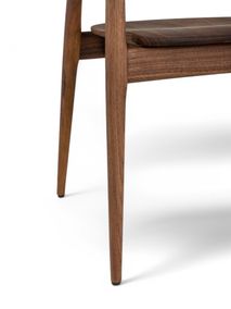 Armstoel MOLINO WOOD - Walnoot ESA-1-002-200