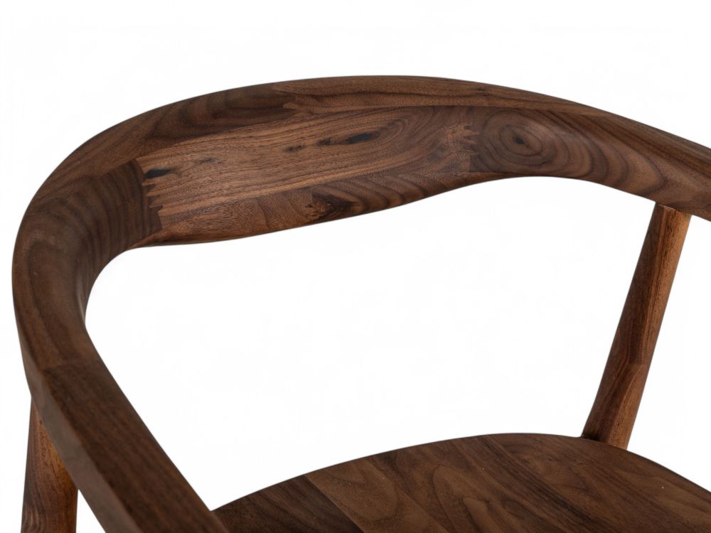 Armstoel MOLINO WOOD - Walnoot ESA-1-002-200