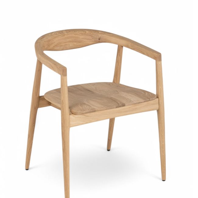 Armstoel MOLINO WOOD - Lichte eik