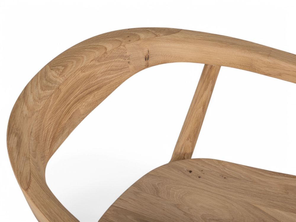 Armstoel MOLINO WOOD - Lichte eik ESA-1-002-102