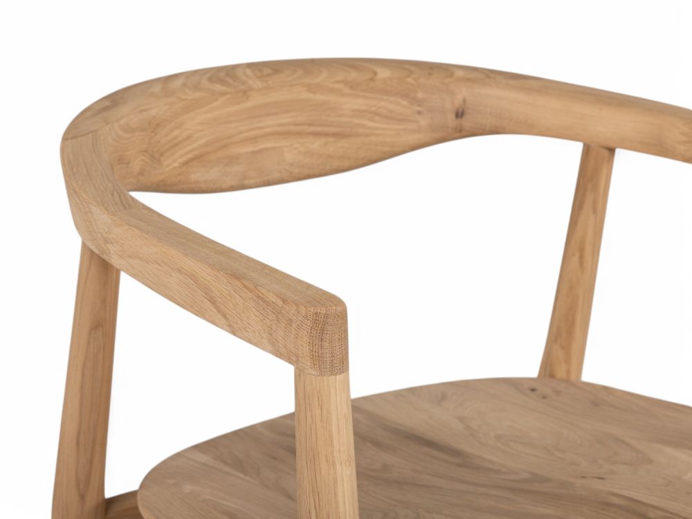 Armstoel MOLINO WOOD - Lichte eik ESA-1-002-102