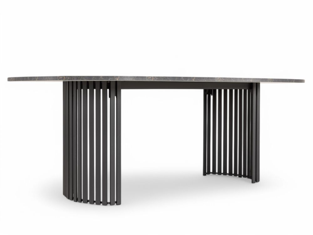 Eetkamertafel CANVAS - Antraciet/Marmerlook PFT-283-000001-HP07