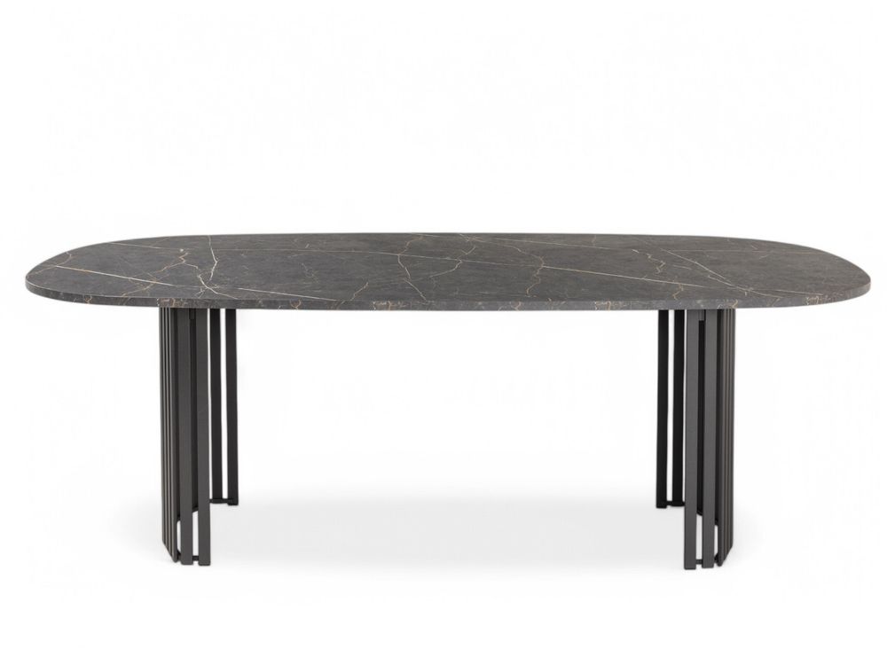 Eetkamertafel CANVAS - Antraciet/Marmerlook PFT-283-000001-HP07