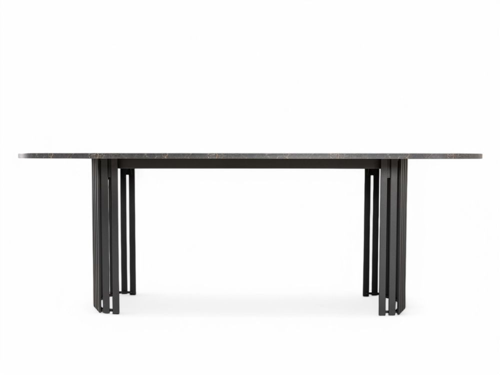 Eetkamertafel CANVAS - Antraciet/Marmerlook PFT-283-000001-HP07