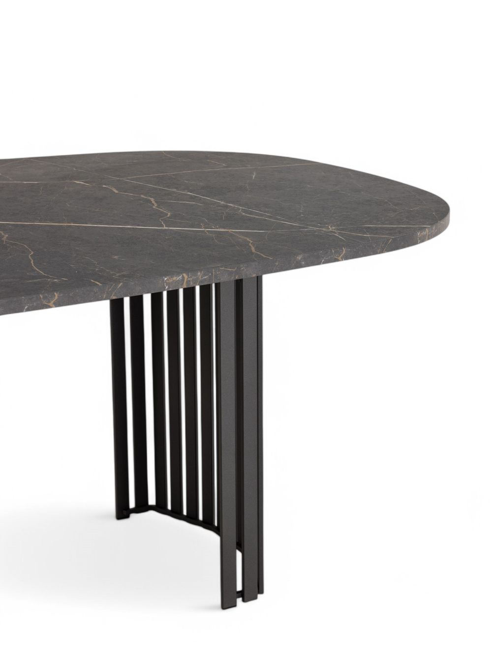 Eetkamertafel CANVAS - Antraciet/Marmerlook PFT-283-000001-HP07