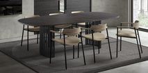 Eetkamertafel CANVAS - Antraciet/Marmerlook PFT-283-000001-HP07