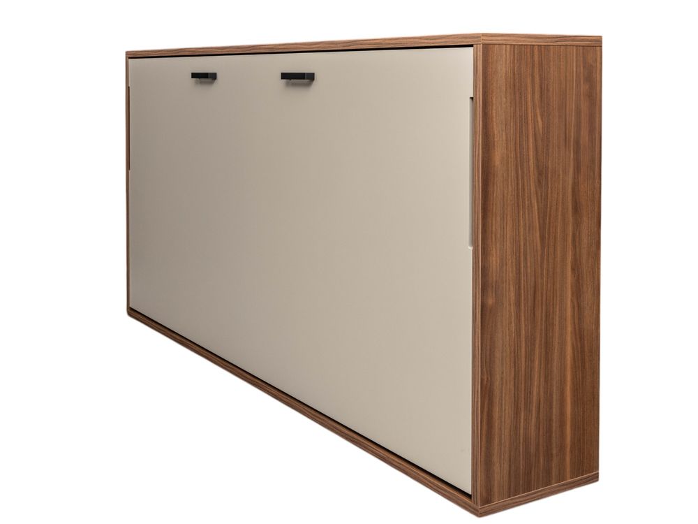 Horizontaal opklapbed OPTIMA - Notelaar / Mokka BNE-23-002-HOR90200