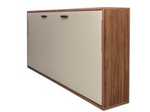 Horizontaal opklapbed OPTIMA - Notelaar / Mokka BNE-23-002-HOR90200