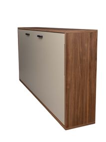 Horizontaal opklapbed OPTIMA - Notelaar / Mokka BNE-23-002-HOR90200