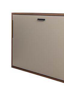 Horizontaal opklapbed OPTIMA - Notelaar / Mokka BNE-23-002-HOR90200