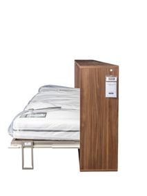 Horizontaal opklapbed OPTIMA - Notelaar / Mokka BNE-23-002-HOR90200