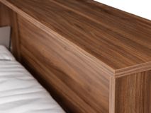 Horizontaal opklapbed OPTIMA - Notelaar / Mokka BNE-23-002-HOR90200