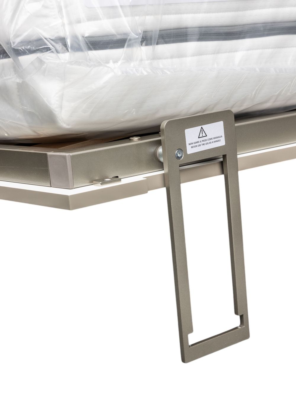 Horizontaal opklapbed OPTIMA - Notelaar / Mokka BNE-23-002-HOR90200