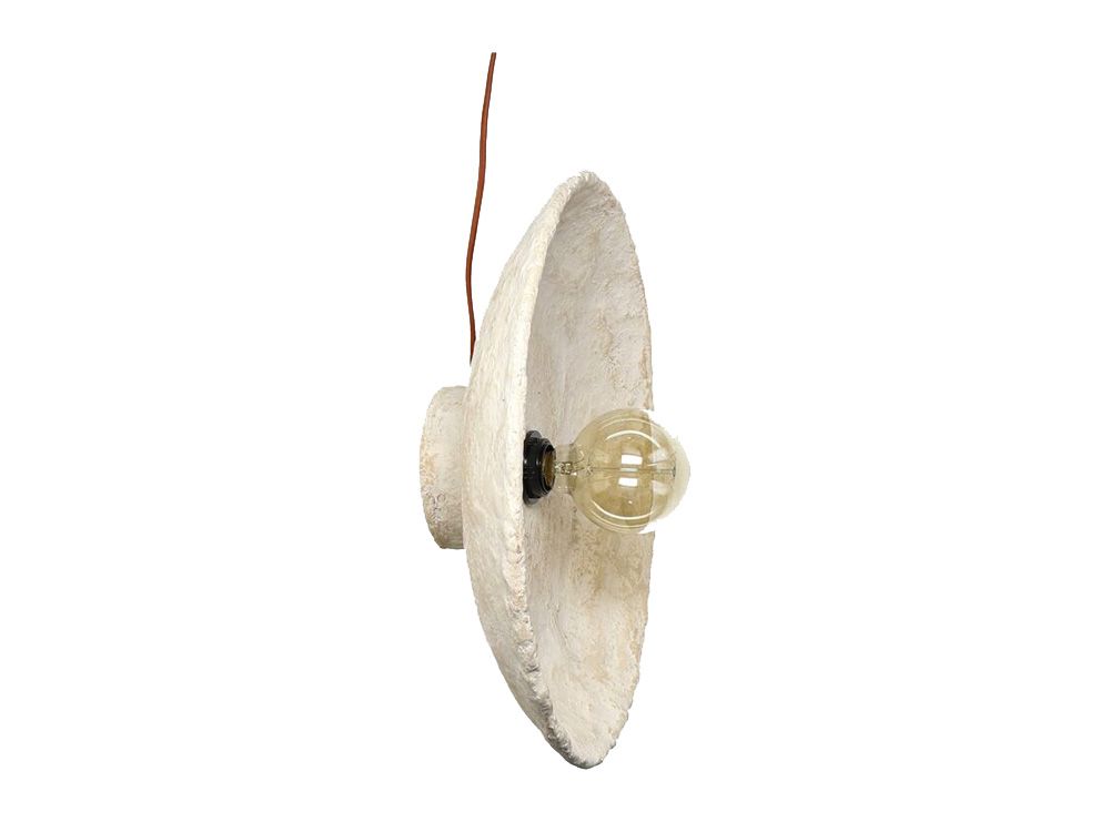 Muurlamp EIVISSA - Beige / Papier Maché PMX 40491-BEI-10