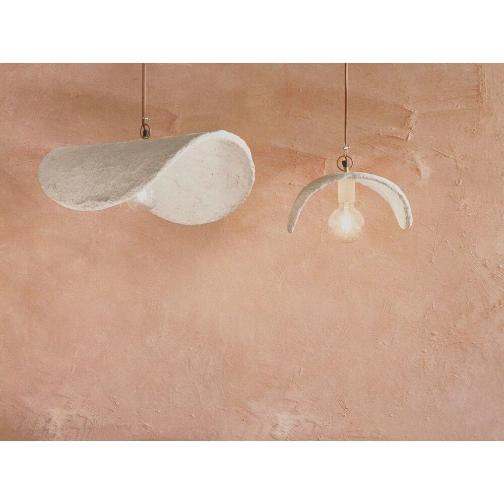 Hanglamp EIVISSA - Beige / Papier Maché PMX 40492-BEI-10