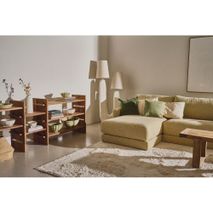 Vloerlamp EIVISSA - Beige / Papier Maché PMX 40497-BEI-20