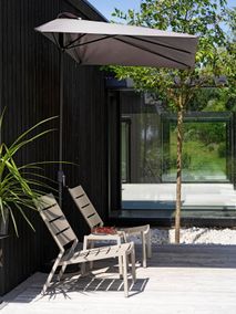 Halve parasol excl. voet CAMBRE - Antraciet BRF-12-1475-73-07