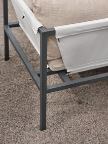 Loungezetel ALLIE - Antraciet/Gerst BRF-14-4606-73-267