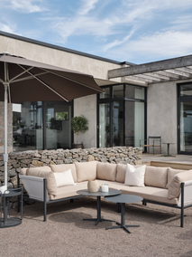 Loungezetel ALLIE - Antraciet/Gerst BRF-14-4606-73-267