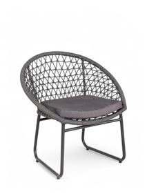 Loungestoel MADRID - Antraciet SSH MA LS