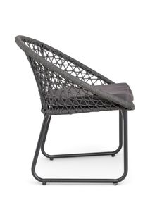 Loungestoel MADRID - Antraciet SSH MA LS