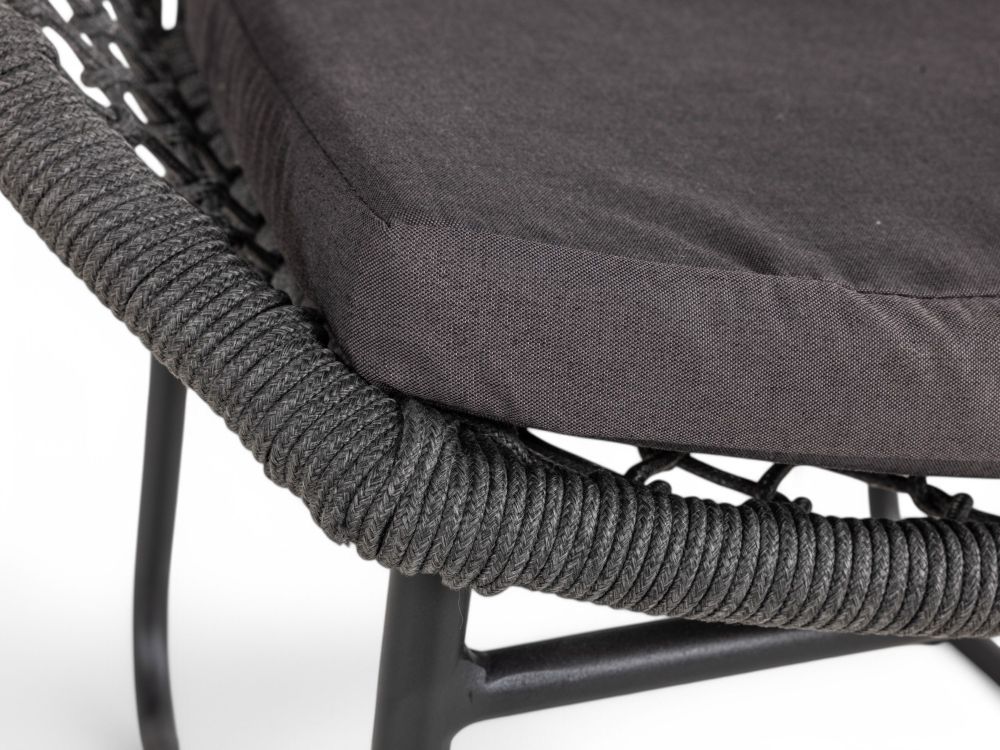 Loungestoel MADRID - Antraciet SSH MA LS