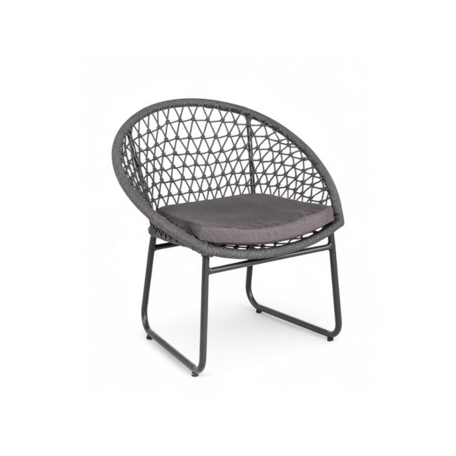 Loungestoel MADRID - Antraciet