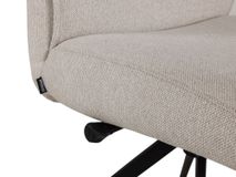 Draaibare eetkamerstoel MONROE DE LUXE - Sneak lin MED-42-000001-W-SN110