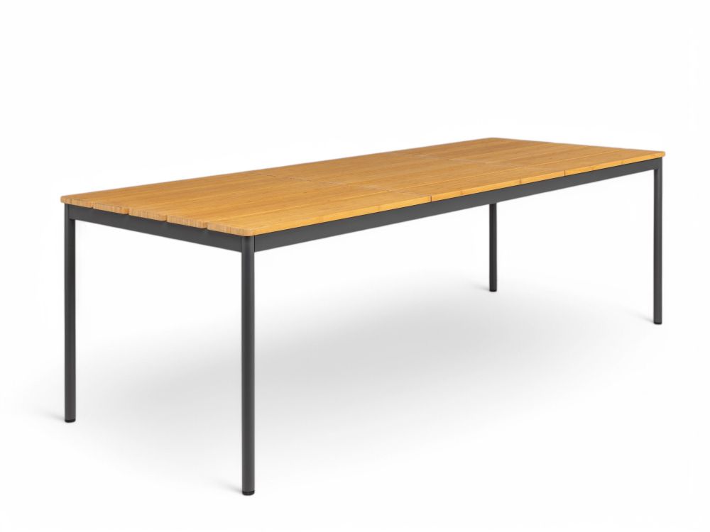 Tuintafel NOX - Antraciet / Bamboe BRF-17-4657B-73