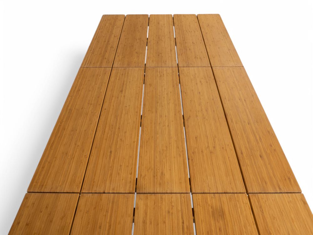 Tuintafel NOX - Antraciet / Bamboe BRF-17-4657B-73