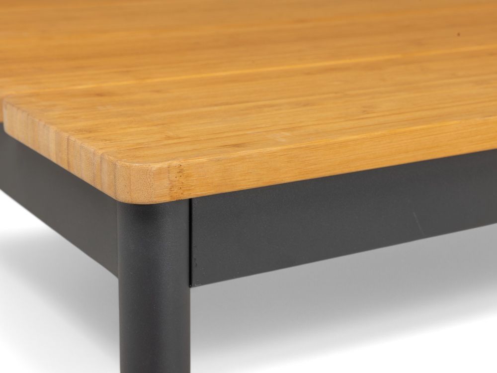 Tuintafel NOX - Antraciet / Bamboe BRF-17-4657B-73