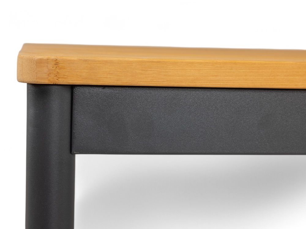 Tuintafel NOX - Antraciet / Bamboe BRF-17-4657B-73