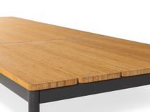 Tuintafel NOX - Antraciet / Bamboe BRF-17-4657B-73
