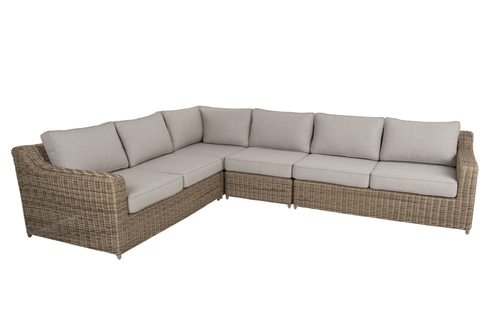 Loungezetel GLENDON - Rotan/Beige BRF-18-TZHOEK
