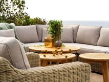 Loungezetel GLENDON - Rotan/Beige BRF-18-TZHOEK