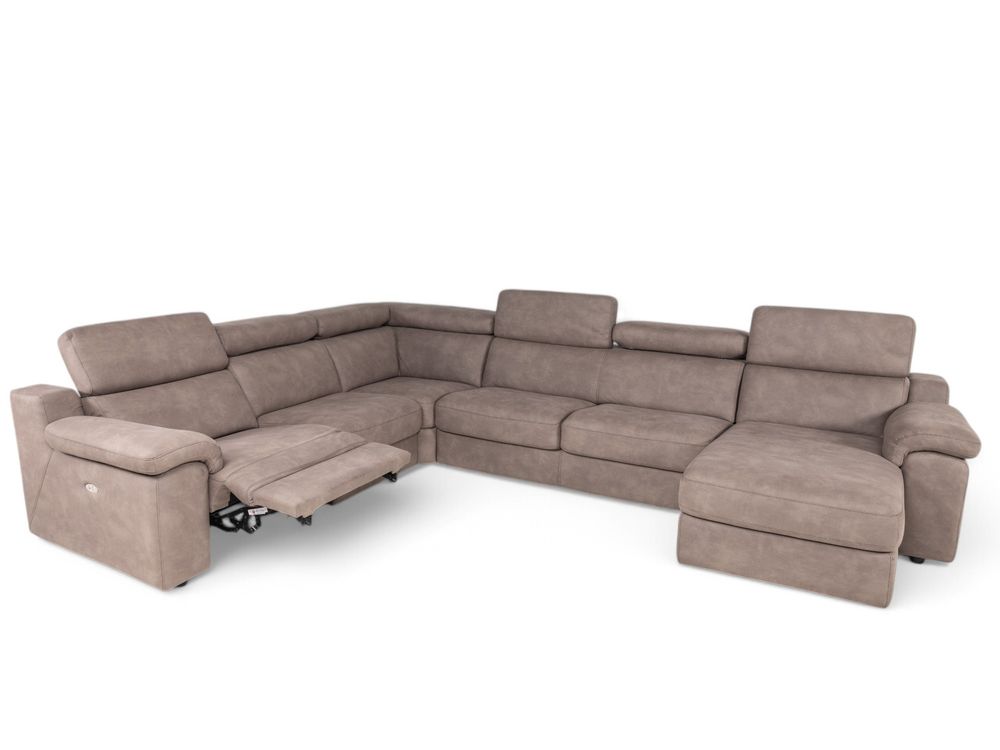 Hoeksalon MAMBO incl. elektrische relax - Elefante C-CAL-22-HKS-TE-VE690