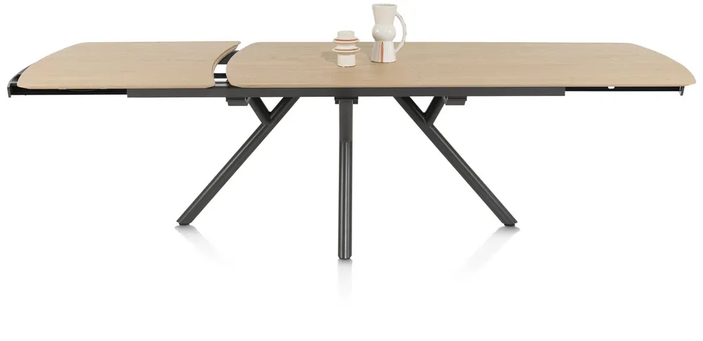 Uitschuifbare eetkamertafel NOVELLO - Naturel eike XOO 51811NAT
