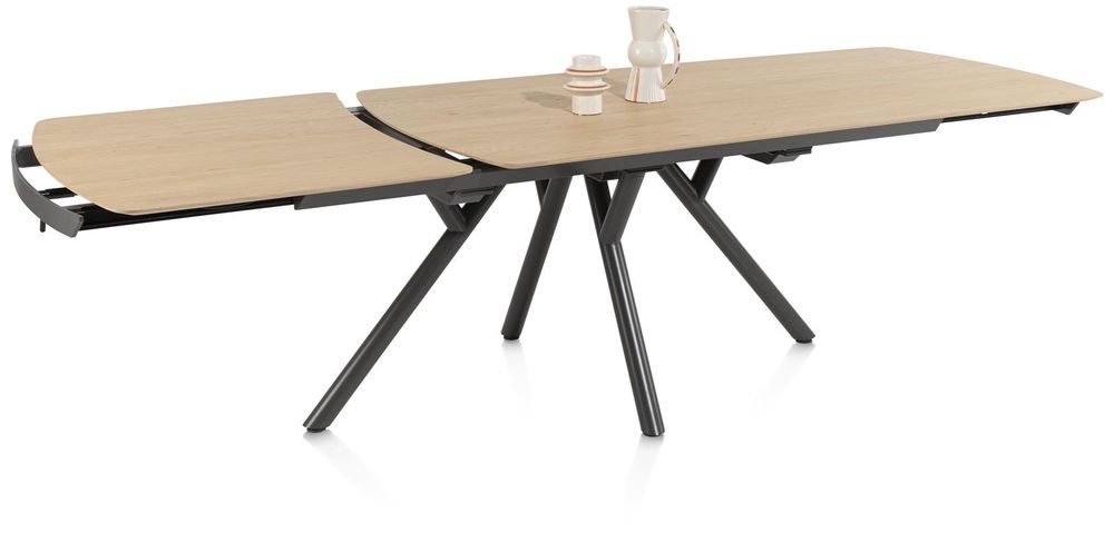 Uitschuifbare eetkamertafel NOVELLO - Naturel eike XOO 51811NAT