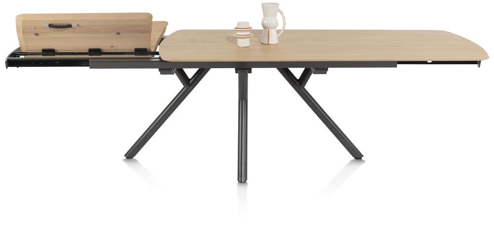 Uitschuifbare eetkamertafel NOVELLO - Naturel eike XOO 51811NAT