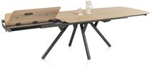 Uitschuifbare eetkamertafel NOVELLO - Naturel eike XOO 51811NAT