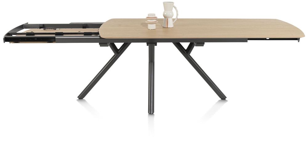 Uitschuifbare eetkamertafel NOVELLO - Naturel eike XOO 51811NAT