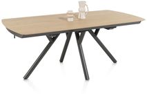 Uitschuifbare eetkamertafel NOVELLO - Naturel eike XOO 51811NAT