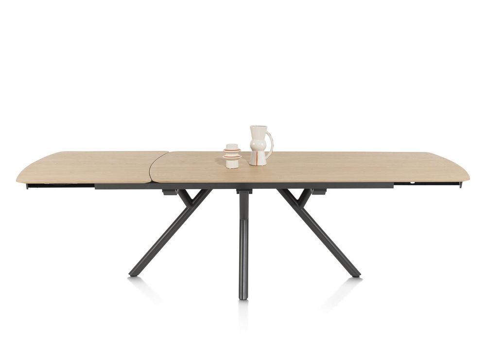 Uitschuifbare eetkamertafel NOVELLO - Naturel eike XOO 51811NAT